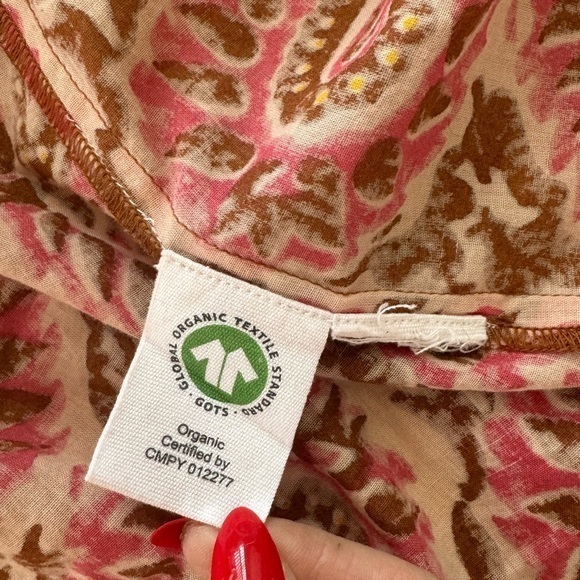 Cleobella Calla Paisley Print Organic Cotton Blouse XS‎ - Picture 9 of 9